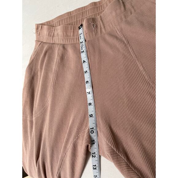 Mate the Label Organic Cotton Waffle Knit Rose Jogger Pants Size L - Picture 9 of 11